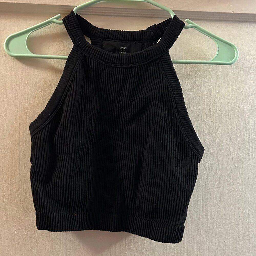 Aerie Ribbed Racerback Crop Top